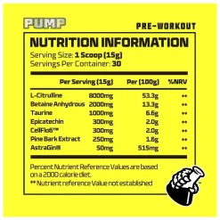 Beast Pharm Pump Stim-Free Pre-Workout -Fit Life Shop Beast Pharm Pump Stim Free Nutritional