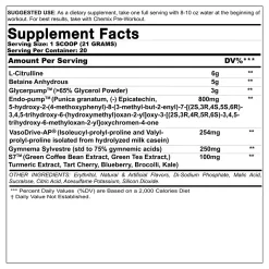 Chemix King Of Pumps Pre-Workout -Fit Life Shop Chemix King of Pumps Pre Workout Ingredients