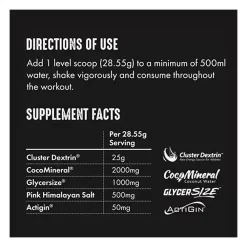 Conteh Sports Carb Drive -Fit Life Shop Conteh Sports Carb Drive Nutritional Information