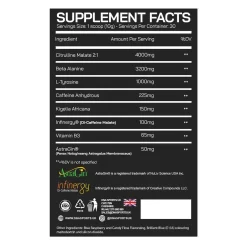 DNA Sports Vibe -Fit Life Shop DNA Sports Vibe Pre Workout Ingredients