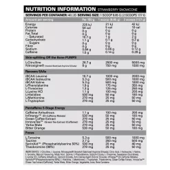 EHPLabs Pride Pre-Workout -Fit Life Shop EHPLabs Pride Pre Workout Nutritional Information