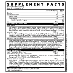 GHOST Greens -Fit Life Shop Ghost Greens Nutritional Information 1