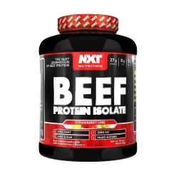 NXT Beef Protein Isolate 1.8kg -Fit Life Shop NXT Beef Protein Isolate Strawberry Lime 1