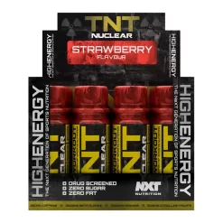 NXT TNT Nuclear Shot 12 X 60ml -Fit Life Shop NXT TNT Nuclear Shot Strawberry 1
