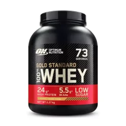 Optimum Nutrition Gold Standard 100% Whey Protein Powder 2.27kg -Fit Life Shop Optimum Nutrition Gold Standard 100 Whey 2.27kg Caramel Toffee Fudge