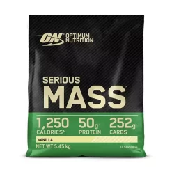 Optimum Nutrition Serious Mass 5.45kg -Fit Life Shop Optimum Nutrition Serious Mass 5kg Vanilla