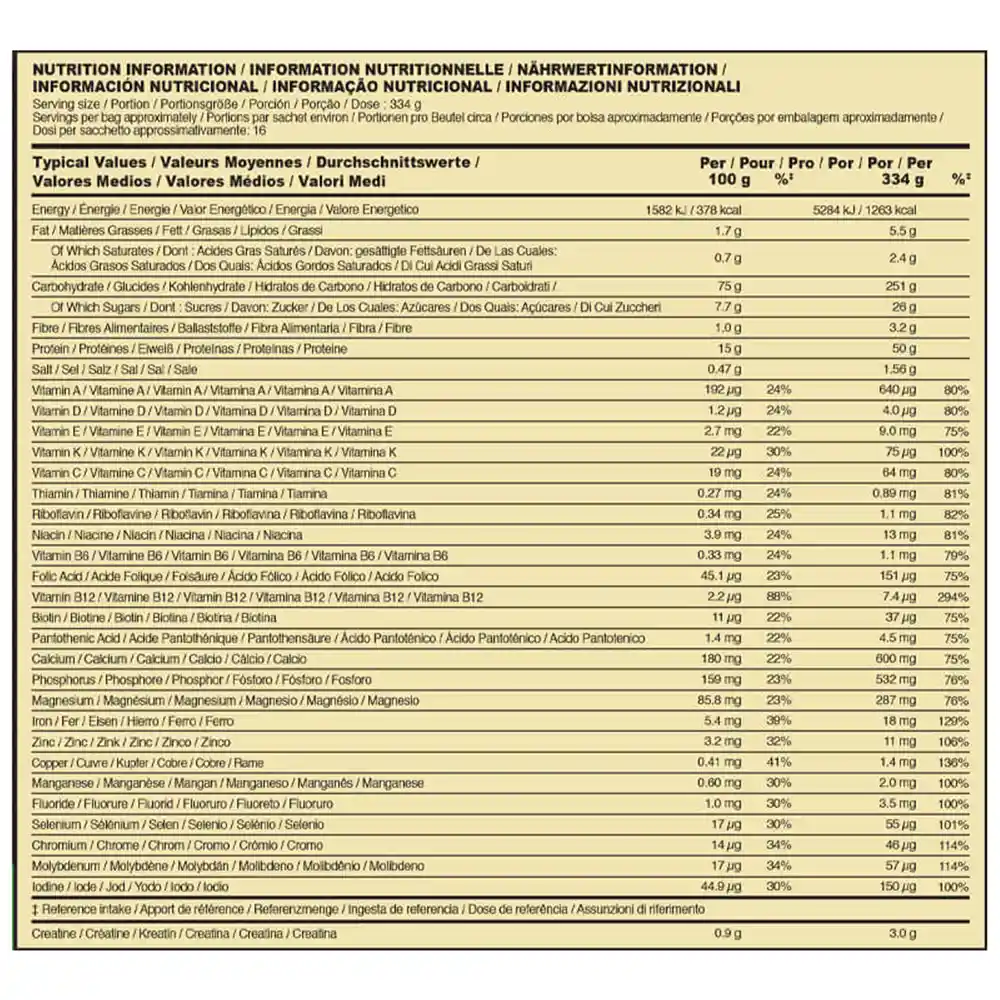 Optimum Nutrition Serious Mass 2.7kg 6 Optimum Nutrition Serious Mass 2.7kg - Image 5
