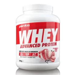 Per4m Whey Advanced Protein (2kg) 37 Per4m Whey Advanced Protein (2kg) -Fit Life Shop Per4m Whey Advanced Protein 2kg Strawberry Creme