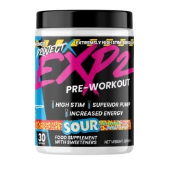 Project X EXP-2 High Stim Pre-Workout 10 Project X EXP-2 High Stim Pre-Workout -Fit Life Shop Project X EXP 2 High Stim Pre Workout Sour Lemon Cherry Candy