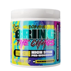 Chaos Crew Bring The Chaos Extreme Pre-Workout V3 -Fit Life Shop chaos crew bring the chaos grape bubblegum 24