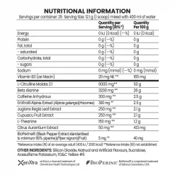 Chaos Crew Bring The Chaos Extreme Pre-Workout V3 -Fit Life Shop chaos crew bring the chaos nutritional info 24