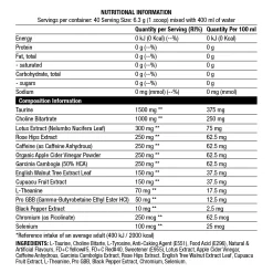 Chaos Crew Shredz Thermogenic Fat Burner -Fit Life Shop chaos crew shredz nutritional information