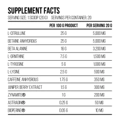 Dorian Yates NOX Pump Ultimate Pre-Workout -Fit Life Shop dorian yates nox pump ultimate nutrition new