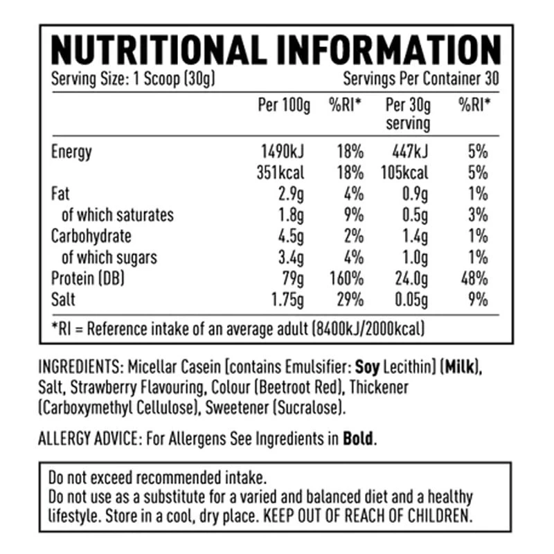 Efectiv Nutrition 100% Micellar Casein 6 Efectiv Nutrition 100% Micellar Casein - Image 4