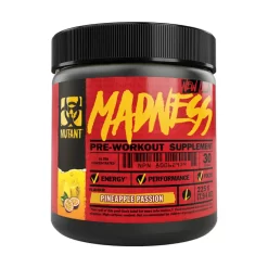 MUTANT MADNESS Pre-Workout (225 G) 10 MUTANT MADNESS Pre-Workout (225 G) -Fit Life Shop mutant madness pre workout pineapple passion
