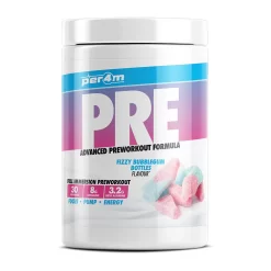 Per4m PRE Advanced Pre-Workout Formula -Fit Life Shop per4m pre fizzy bubblegum bottles
