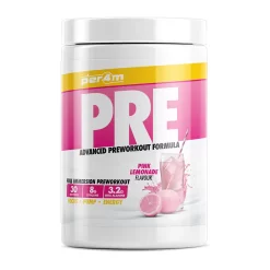Per4m PRE Advanced Pre-Workout Formula -Fit Life Shop per4m pre pink lemonade