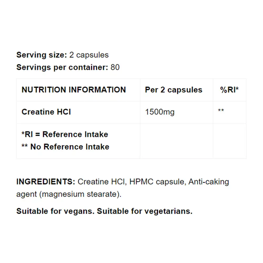 Strom Sports Creatine HCL Capsules 4 Strom Sports Creatine HCL Capsules - Image 2