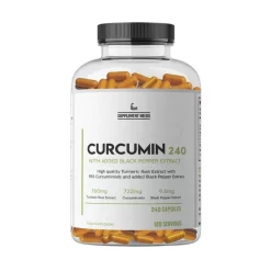 Supplement Needs Curcumin With Black Pepper Extract (240 Capsules)