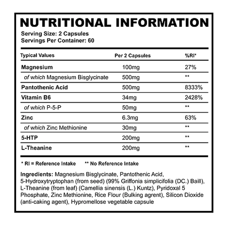 Supplement Needs Sleep Stack (120 Capsules) 4 Supplement Needs Sleep Stack (120 Capsules) - Image 2